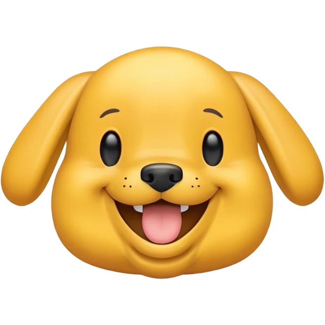 jake the dog is laughing emoji