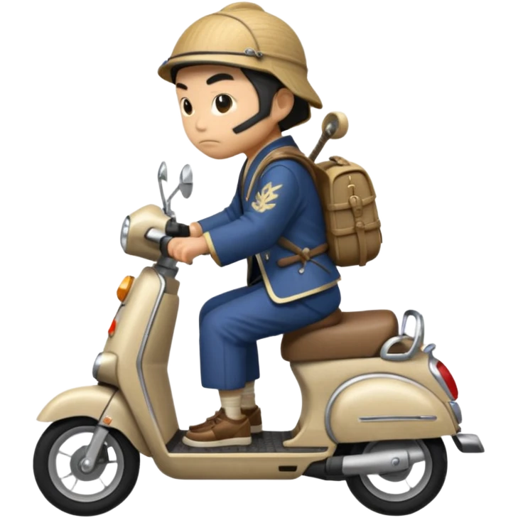 samurai drive scooter emoji