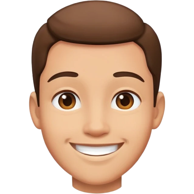 personalized cartoon avatar smiling emoji