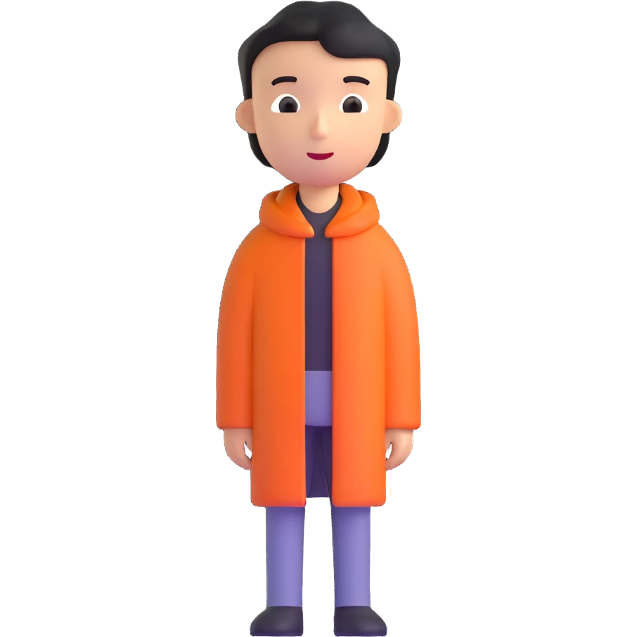 person looking at snow falling emoji