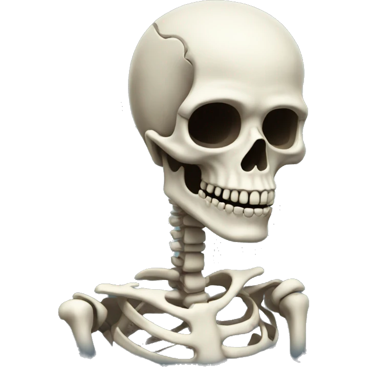 skeleton with black roses emoji