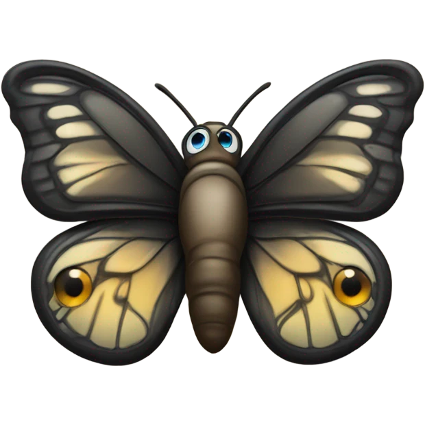 butterfly with a monocle emoji