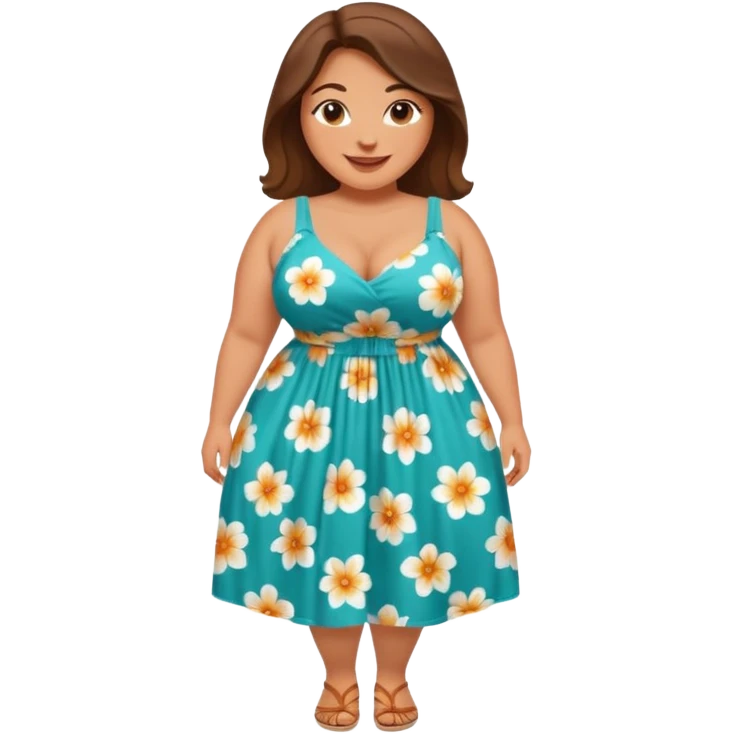 full-figured woman with a large bum emoji