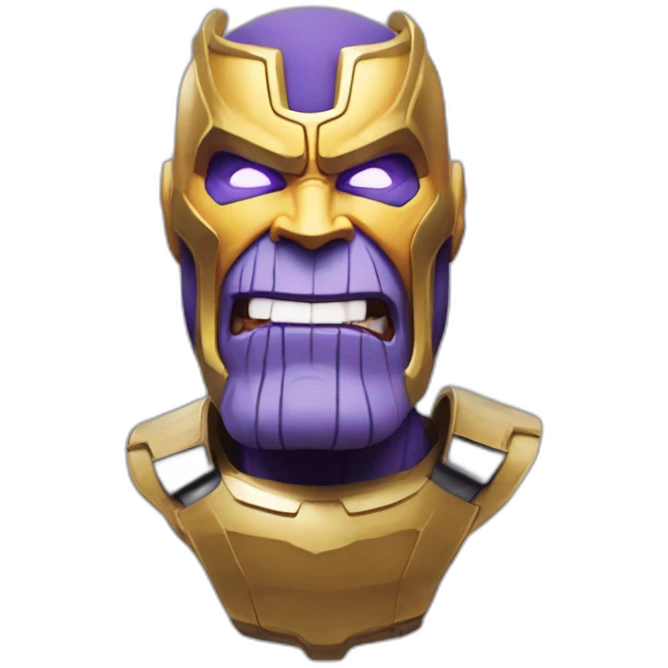 Thanos qui mange des pates emoji