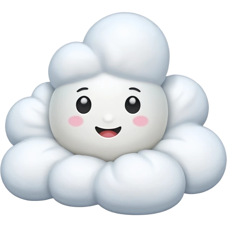 Marshmallow clouds emoji