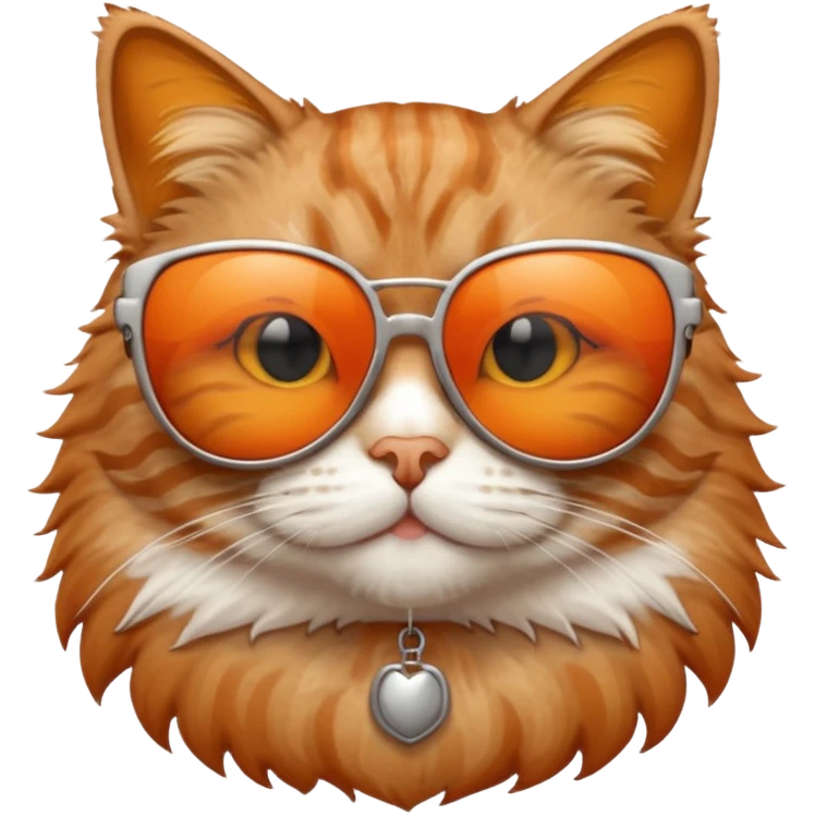 Cat wearing sunglasses emoji