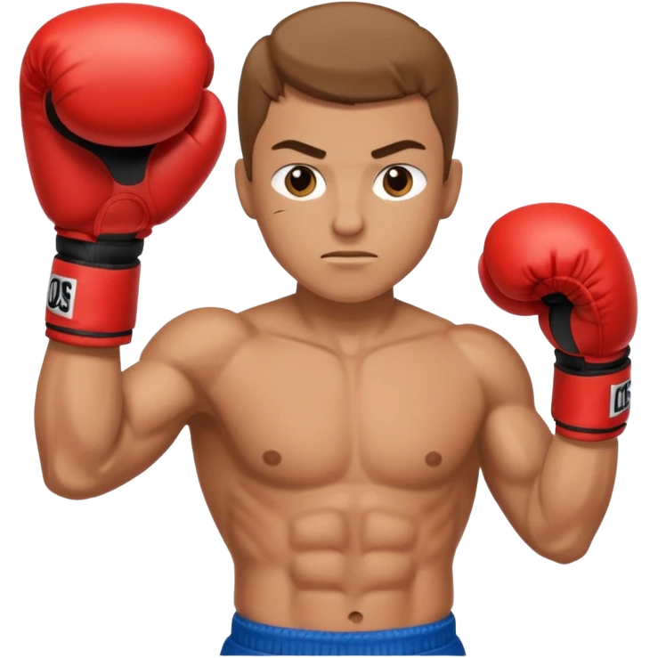 یه آدمی که بکس میکنه emoji