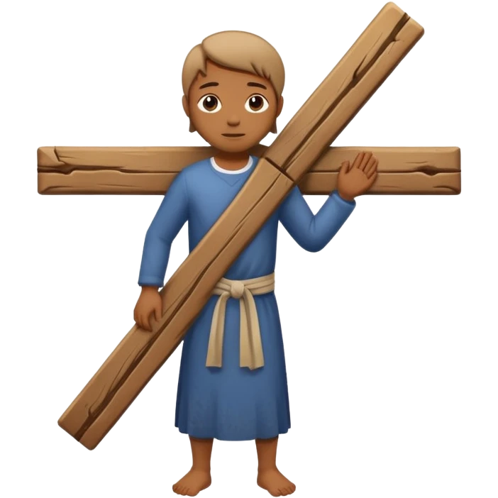 Carry your cross emoji