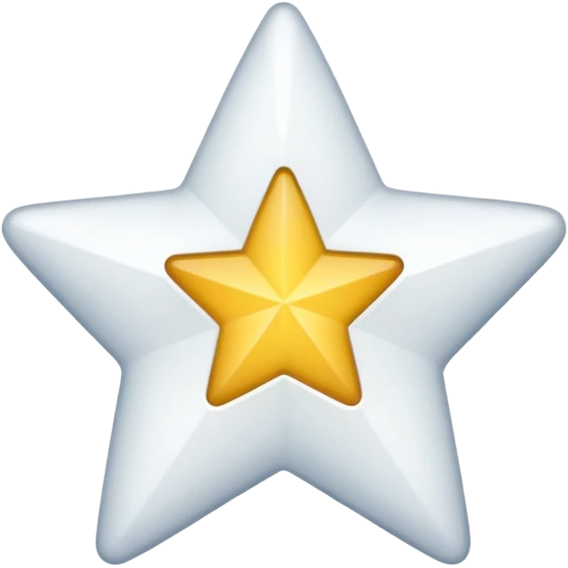 generate an emoji with a white tick in between a star having 11 points  emoji