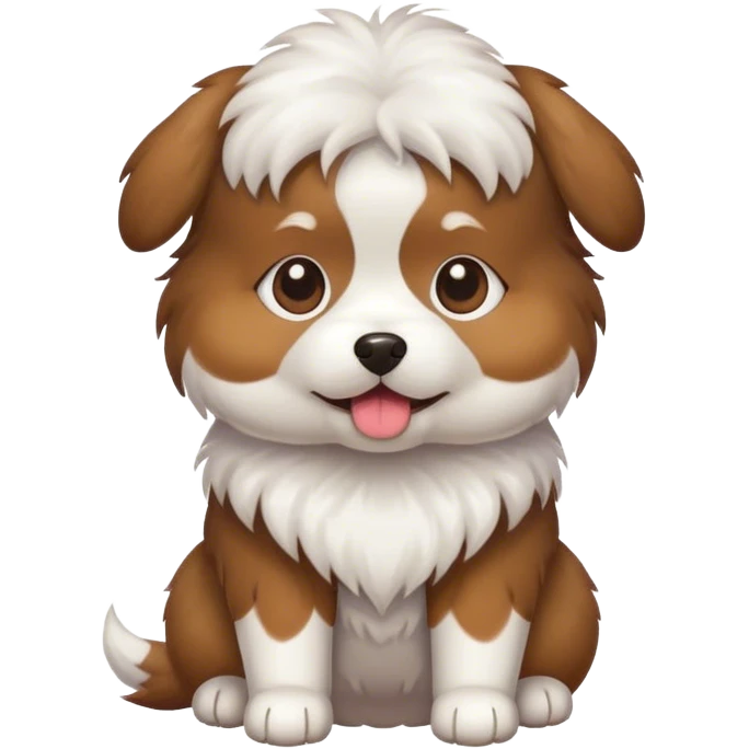 dog wearing a goodie  emoji