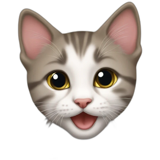 The kitten my girlfriend loves emoji