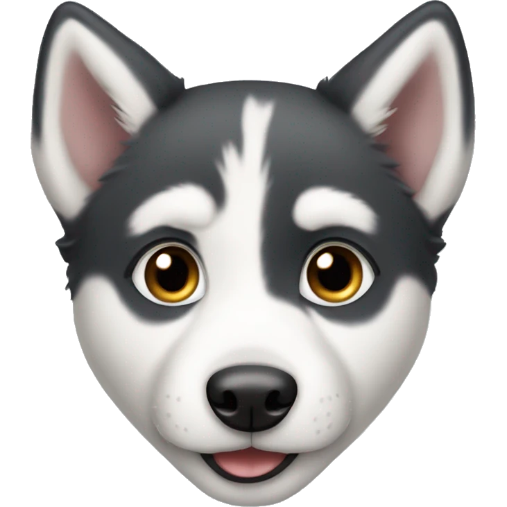 Husky puppy emoji