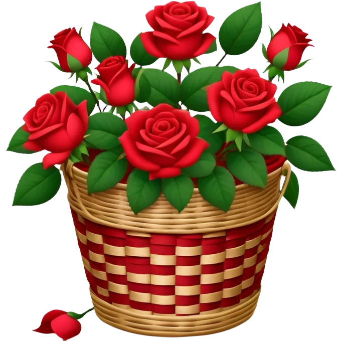 Bucket of Roses emoji