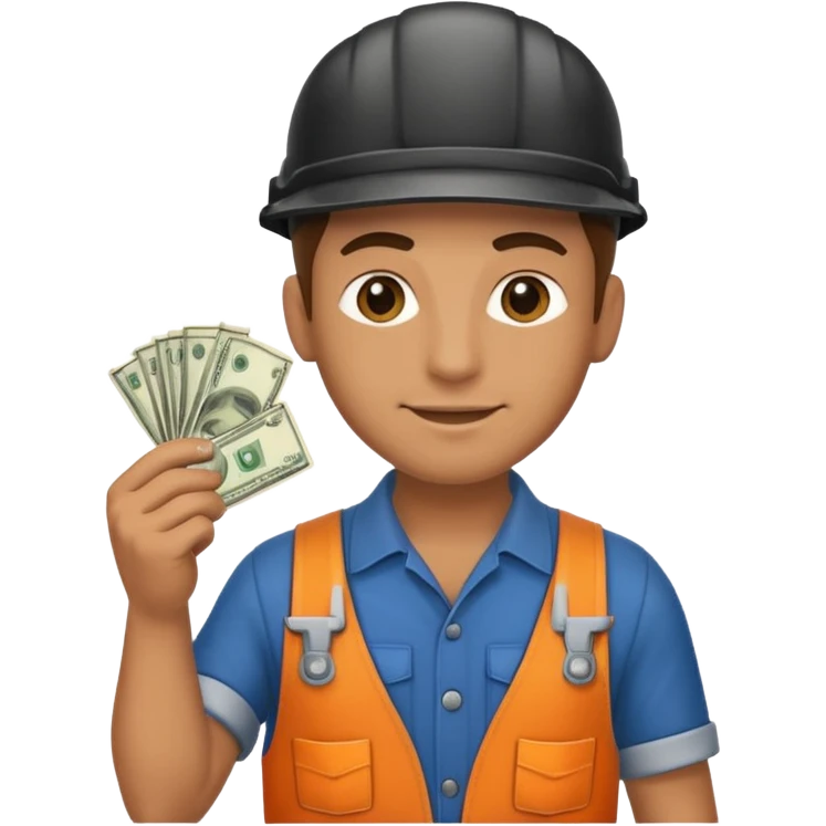 mechanic with money emoji