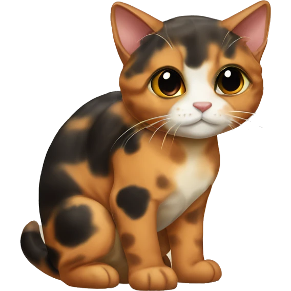 Tortoise shell calico cat emoji
