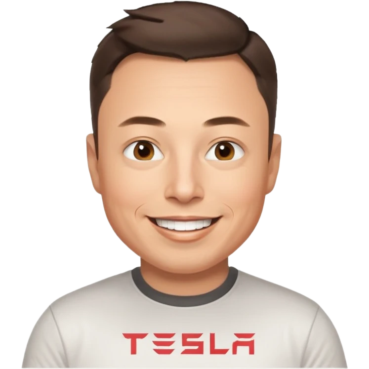 Elon Musk Tesla olsun emoji