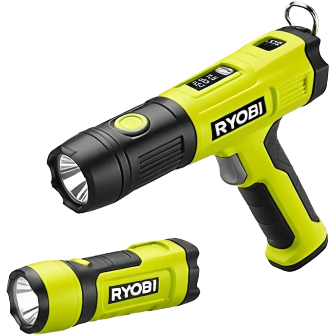 RYOBI P705 One+ - Linterna LED de iones de litio de 18 V, 130 lúmenes emoji