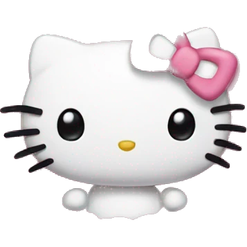 hello kitty heart emoji