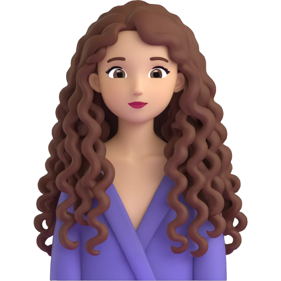pretty black girl with long curly hair emoji