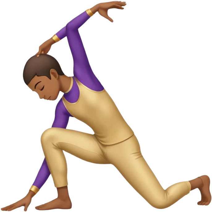Person bowing at the end of a performance emoji