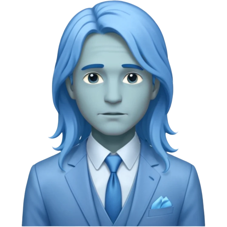 ethereal-pastel-transparent-translucent-gorgeous-spectral-dark-greyish-blue-whitish-gloomy-man-with-blue-long-hair-with-a-beautiful-creme-suit emoji