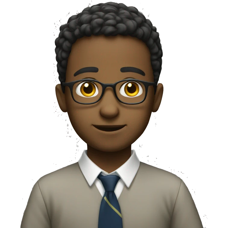 schoolboy who loves maths emoji