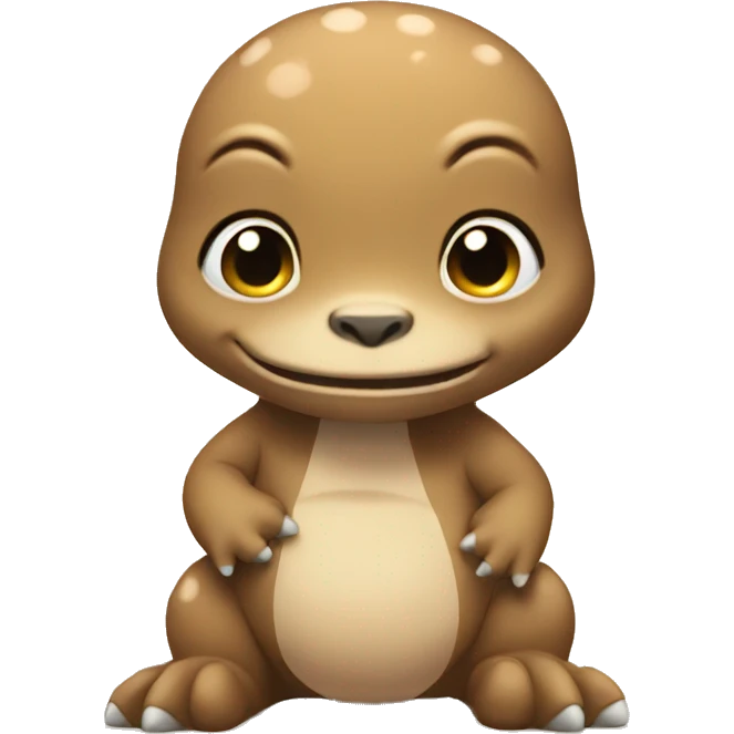 trex baby kawaii emoji