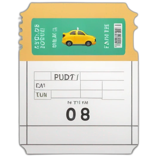 ticket de parking emoji