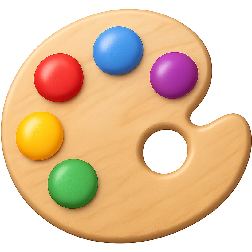 {
  "title": "3D Skeuomorphic Emoji Icon Schema",
  "type": "object",
  "properties": {
    "object": {
      "type": "string",
      "description": "Name of the object to be represented (e.g., 'money bag', 'camera', 'pizza')."
    },
    "style": {
      "type": "string",
      "enum": ["3D skeuomorphic emoji"],
      "description": "Visual style to be used for rendering."
    },
    "materials": {
      "type": "object",
      "properties": {
        "base": {
          "type": "string",
          "description": "Primary material texture, e.g., 'smooth cloth', 'metallic', 'plastic'."
        },
        "details": {
          "type": "array",
          "items": { "type": "string" },
          "description": "Secondary materials or embellishments (e.g., rope, buttons, stitching)."
        }
      }
    },
    "colors": {
      "type": "object",
      "properties": {
        "baseColor": {
          "type": "string",
          "description": "Main color of the object (e.g., '#F5DEB3' for a beige sack)."
        },
        "accentColors": {
          "type": "array",
          "items": { "type": "string" },
          "description": "Accent or highlight colors (e.g., yellow for dollar sign)."
        }
      }
    },
    "lighting": {
      "type": "object",
      "properties": {
        "type": {
          "type": "string",
          "enum": ["soft", "ambient", "studio"],
          "description": "Lighting type used to shade and define volume."
        },
        "shadows": {
          "type": "boolean",
          "description": "Indicates if soft drop shadows are used."
        }
      }
    },
    "geometry": {
      "type": "object",
      "properties": {
        "dimensionality": {
          "type": "string",
          "enum": ["3D"],
          "description": "Indicates that object is rendered in 3D."
        },
        "roundedEdges": {
          "type": "boolean",
          "description": "Indicates if object has smooth, rounded edges."
        }
      }
    },
    "expression": {
      "type": "string",
      "enum": ["playful", "realistic", "friendly"],
      "description": "Overall emotional tone of the icon."
    },
    "background": {
      "type": "string",
      "enum": ["transparent", "white", "gradient"],
      "description": "Background type for the rendered emoji."
    }
  },
  "required": ["object", "style", "materials", "colors", "lighting", "geometry", "expression", "background"]
}

palette emoji