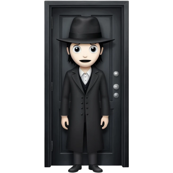 Babadook standing in the door emoji