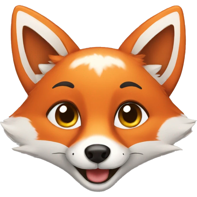 happy fox emoji