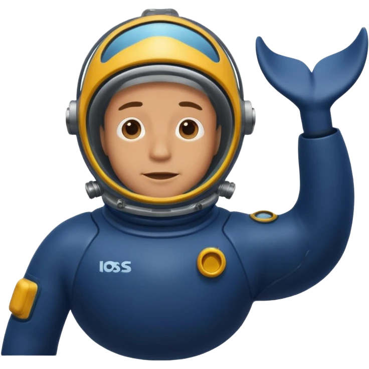 man inside a whale emoji