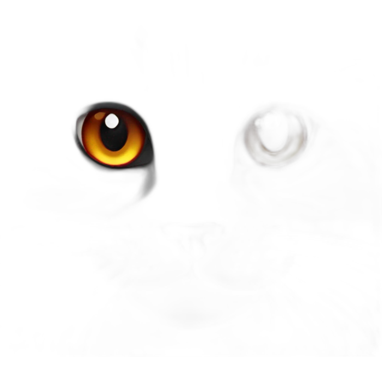 gray black and red Maine Coon cat emoji