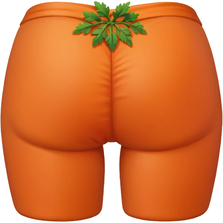 carrot between buttocks emoji
