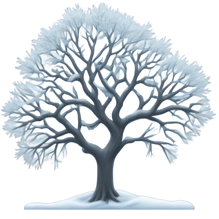 a winter tree emoji