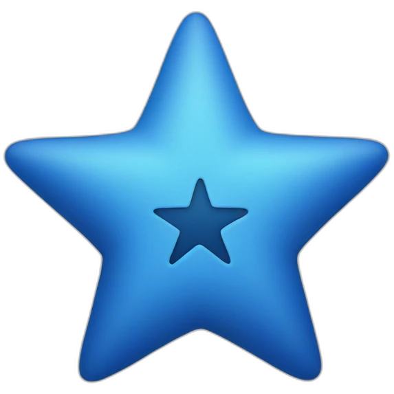Two blue star emoji