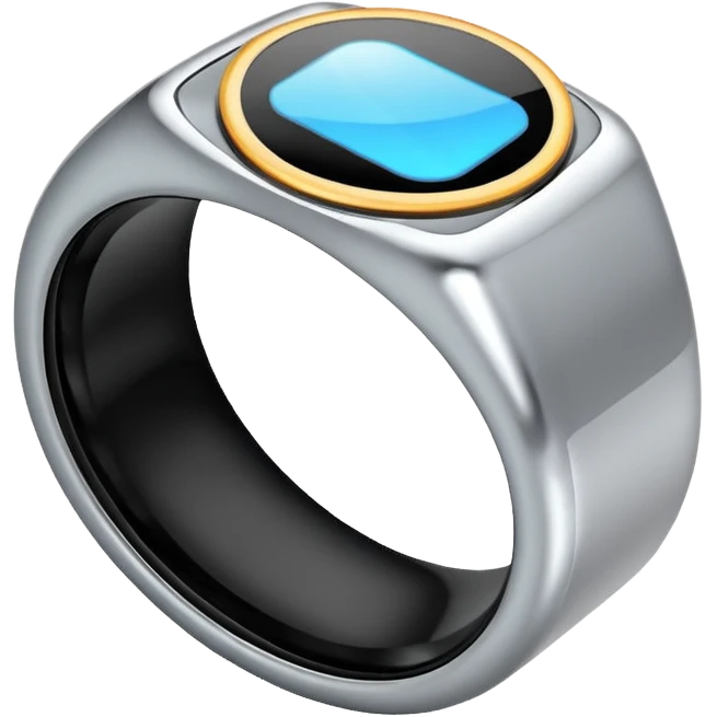 smart tech ring in #232952 color emoji