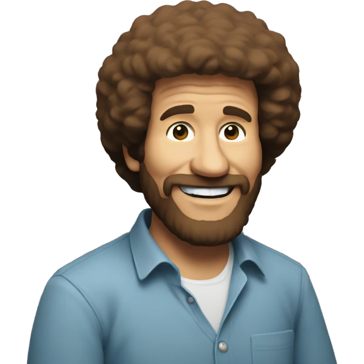 Bob Ross emoji
