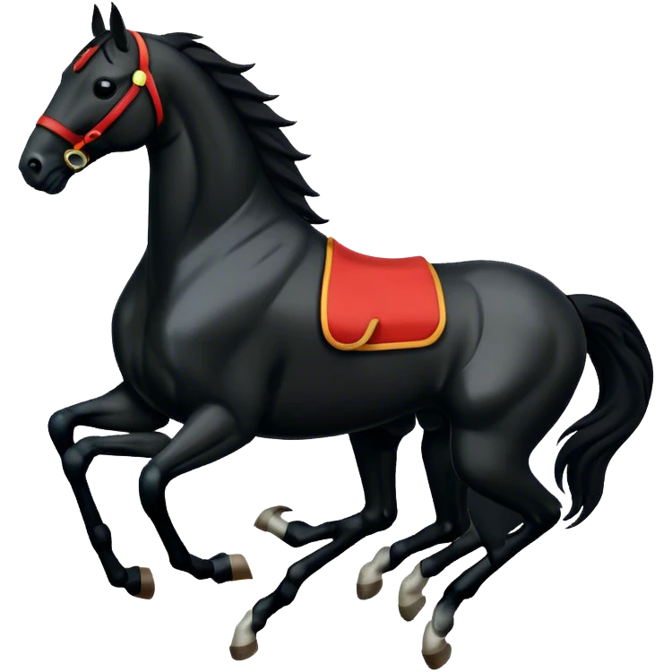  blackhorse racing horse emoji