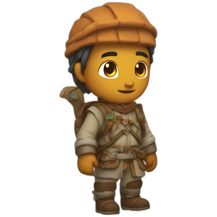 Adventuring through serene emoji