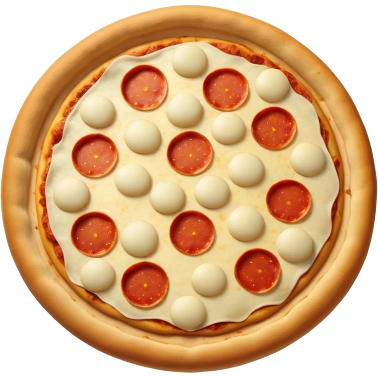 pizza in the shape of boobs emoji