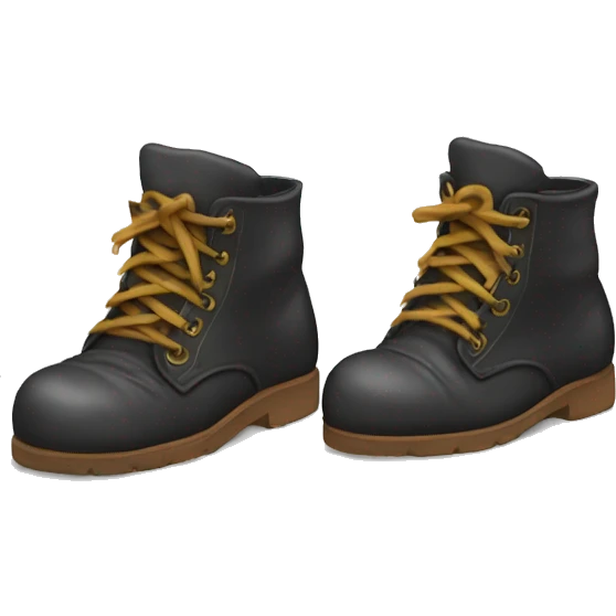 feet in heavy shoes emoji