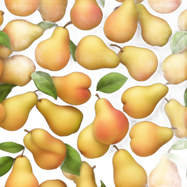 Peaches and pears ￼ emoji