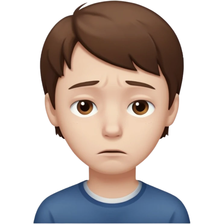 sad boy emoji