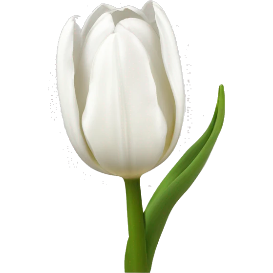 white tulips  emoji