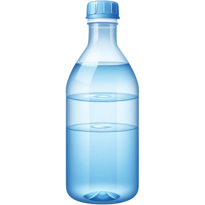 bottle of water upside down emoji