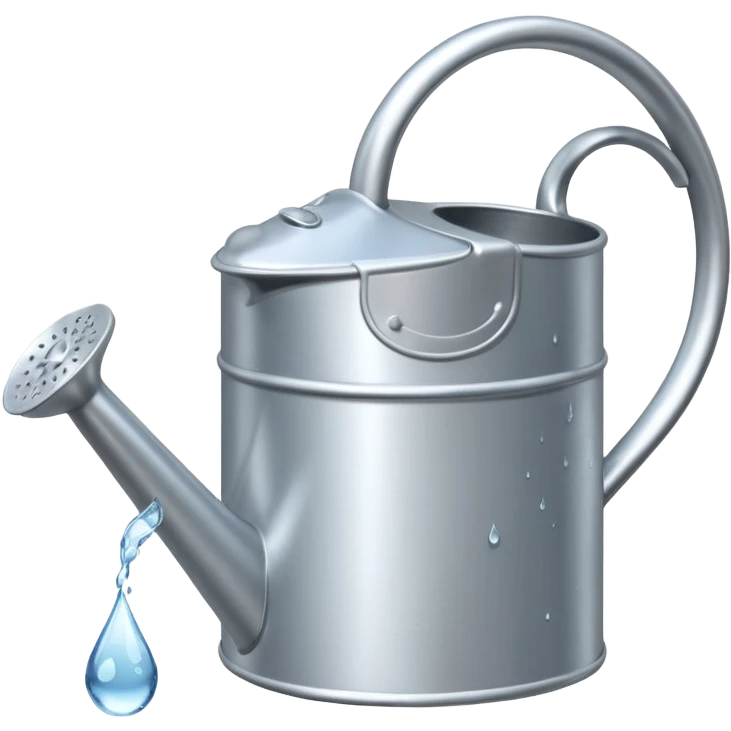 watering can with water coming from it emoji