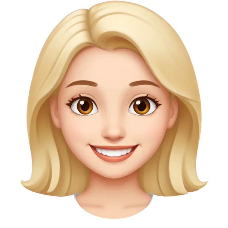 Flirtatious girl emoji