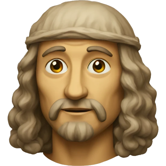 Leonardo daVinci emoji