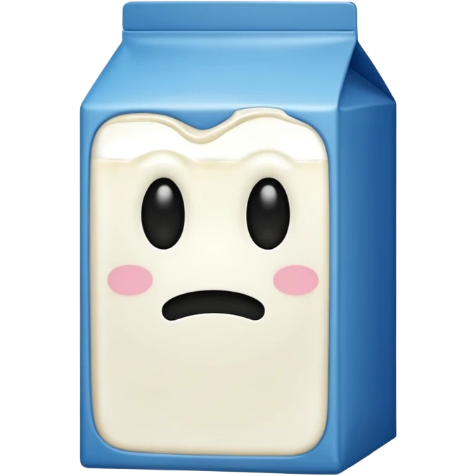 milk box no face emoji